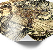 "Undine in the Waves" von Arthur Rackham Fotodruck (Ecke)