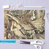 "Undine in the Waves" von Arthur Rackham Seidenpapier (Handwerk)