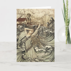 Undine von Arthur Rackham Karte
