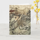 Undine von Arthur Rackham Karte (Gelbe Blume)