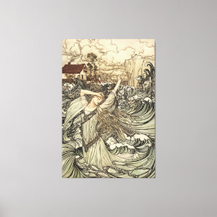 Undine von Arthur Rackham Leinwanddruck