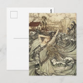 Undine von Arthur Rackham Postkarte (Vorne/Hinten)