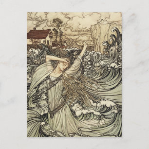 Undine von Arthur Rackham Postkarte