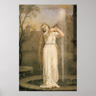 UNDiNE, von John William Waterhouse, 1872 Poster