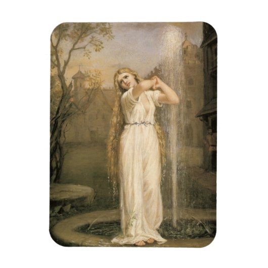 Undine (von John William Waterhouse) Magnet (Vertikal)