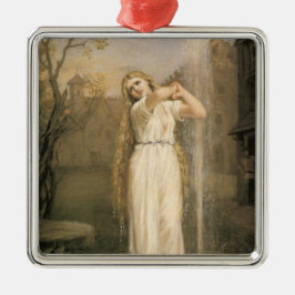 Undine (von John William Waterhouse) Ornament Aus Metall