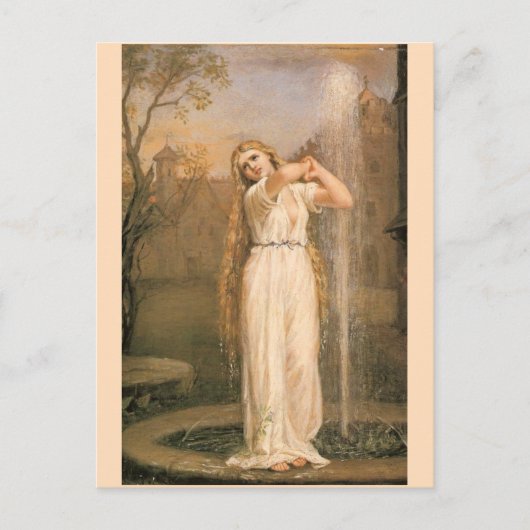 Undine von John William Waterhouse Postkarte (Vorderseite)
