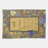 undulating verlässt Küchen-Teetuch mit 2015 Küchentuch (Horizontal)