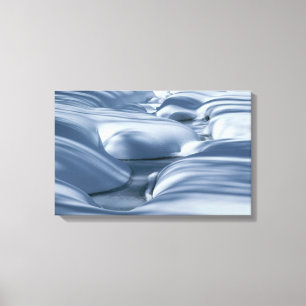 Unduldige Schneebänke und Frostströme 2 Leinwanddruck