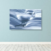 Unduldige Schneebänke und Frostströme Leinwanddruck (Insitu (Holzboden))