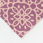 Undurchsichtig florierend: Schöner Musteruntergrun Fleecedecke (Ecke)