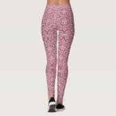 Undurchsichtig florierend: Schöner Musteruntergrun Leggings (Rückseite)
