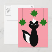 undurchsichtig postkarte (Vorne/Hinten)