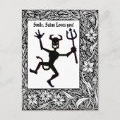 Undurchsichtige Indikation Magickal Fire Devil Pro Postkarte (Vorderseite)