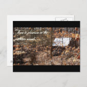 Undurchsichtiges Holz Postkarte (Vorne/Hinten)