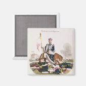 Une fois sacre rine le fut pour moi' magnet (Vorderseite/Rückseite)