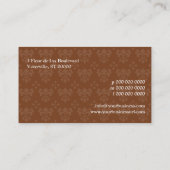 Une Lilie Visitenkarte (Rückseite)