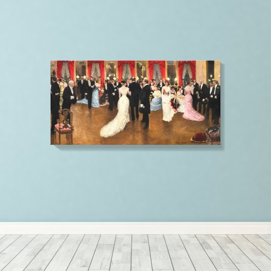 Une Soirée Leinwanddruck (Insitu (Holzboden))