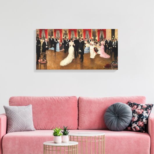 Une Soirée Leinwanddruck (Insitu (Wohnzimmer))