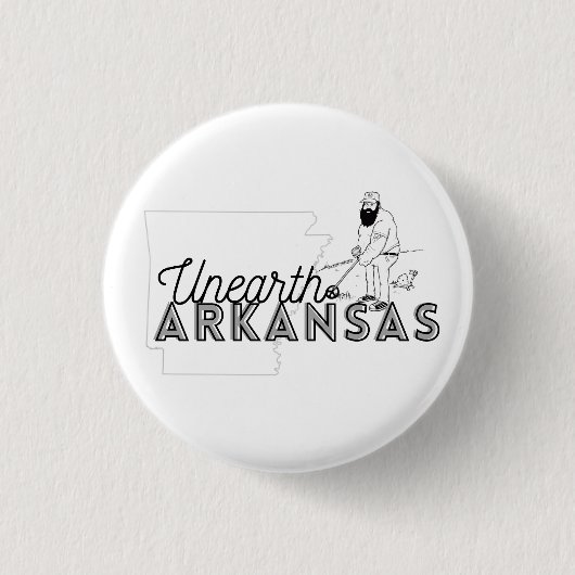 Unearth Arkansas Button (Vorderseite)