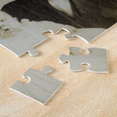 Uneasy Daddy in Bowler Family RPPC B&W Foto Image Puzzle (Seite)