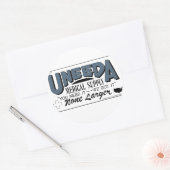 Uneeda medizinischer Bedarf (Rückkehr der lebenden Runder Aufkleber (Umschlag)