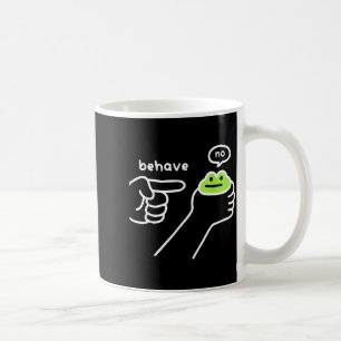 Unehrlicher Frosch Lustiger Frosch Meme Benehmen N Kaffeetasse