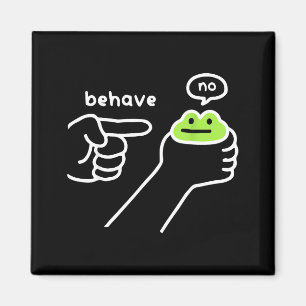 Unehrlicher Frosch Lustiger Frosch Meme Benehmen N Magnet