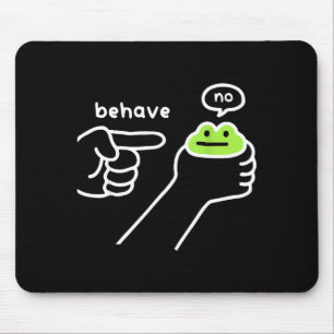 Unehrlicher Frosch Lustiger Frosch Meme Benehmen N Mousepad