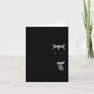 Unehrlicher Waschbär Lustiger Waschbär Meme Benehm Karte