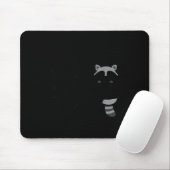 Unehrlicher Waschbär Lustiger Waschbär Meme Benehm Mousepad (Mit Mouse)