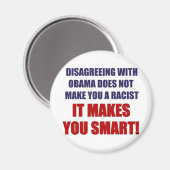 Uneinigkeit mit Obama Magnet (Vorderseite/Rückseite)