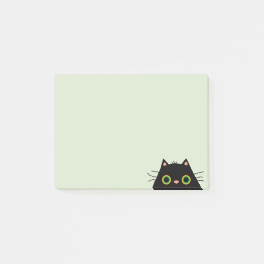 Unelegante Katze Post-it Klebezettel (Vorderseite)