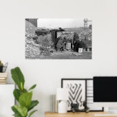 Unemployed & Homeless 1938 Poster (Heimbüro)