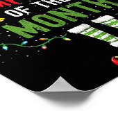 Unemployee Of The Month Funny Unemployed Christmas Poster (Ecke)