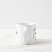 unendlich ABUNDANCE - kühne Cloud Espressotasse (Rückseite)