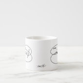unendlich ABUNDANCE - kühne Cloud Espressotasse (Vorderseite)