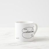 unendlich ABUNDANCE - kühne Cloud Espressotasse (Vorderseite Rechts)