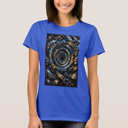 Unendlich dimensionaler Wirbel T-Shirt (Vorderseite)