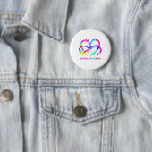 Unendlich Herzinfarkt Liebe Autismus Bewusstsein b Button (Beispiel)