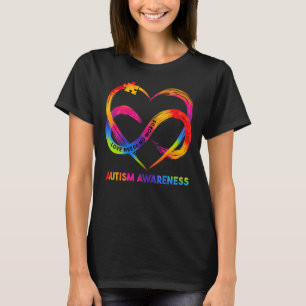 Unendlich Herzinfarkt Liebe Autismus Bewusstsein b T-Shirt