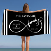 Unendlich Personalisiert Familienname und Est. Dat Strandtuch