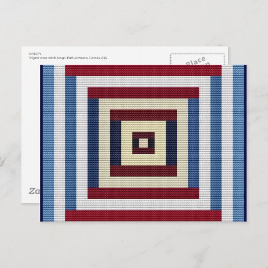 UNENDLICH POSTKARTE (Vorne/Hinten)