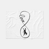 Unendlich Symbol Art Liebe Reitkleidung Fleecedecke (Vorderseite (Horizontal))