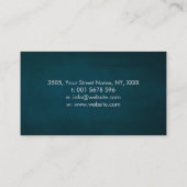 Unendlich Symbol - Weiße Pinselstriche Business Ca Visitenkarte (Rückseite)