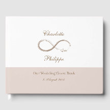 Unendlich Symbol White Rose Minimalistische Hochze