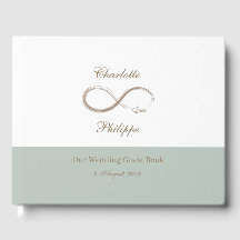 Unendlich Symbol White Sage minimalistische Weddin