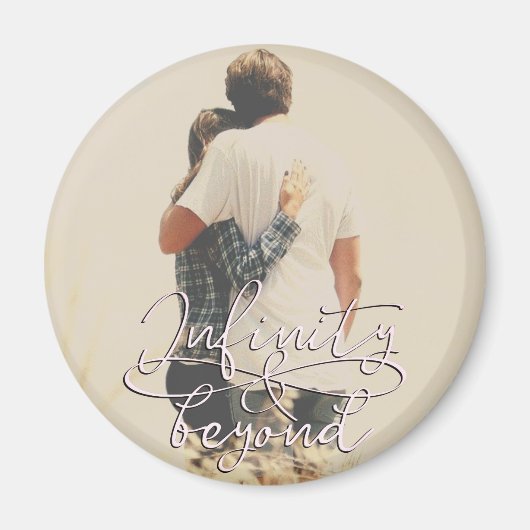 Unendlich und jenseits der Liebe Paare Valentinsta Magnet (Vorne)