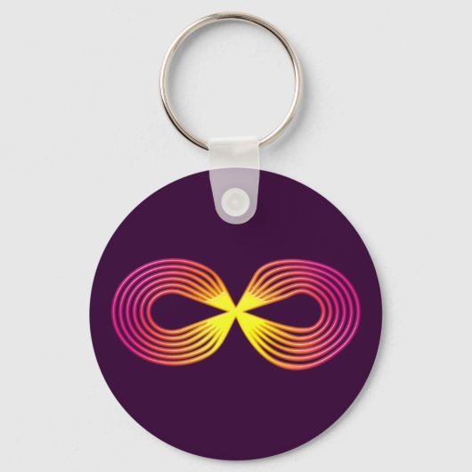 Unendlich Zeicheneternation Schlüsselanhänger (Vorderseite)