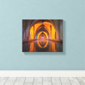 unendliche Architektur gewickelt Leinwand (Insitu (Holzboden))